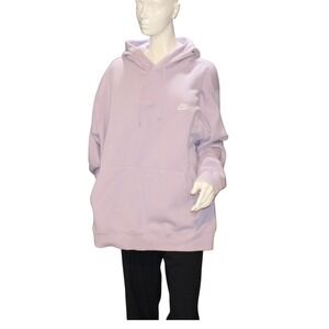Nike Pullover Hoodie Sweatshirt | Light Purple Lavender | Women's XXL